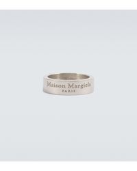 Herren Schmuck Ringe Maison Margiela Ring mit Zahlen-Motiv in Mettallic für Herren 
