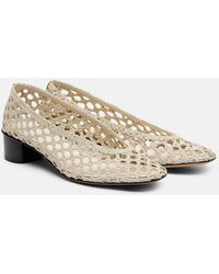 Le Monde Beryl - 40 Woven Leather Pumps - Lyst