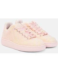 Burberry - Knit Mini Sneakers For - Lyst