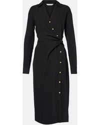 Veronica Beard - Wright Wrapped Midi Dress - Lyst