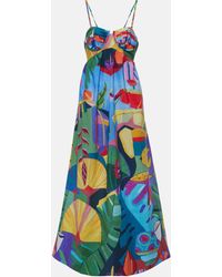 FARM Rio - Tropical Scenario Sleeveless Maxi Dress - Lyst