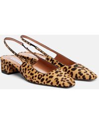 Aquazzura - Ginza 35 Calf Hair Slingback Pumps - Lyst