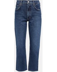 Agolde - Mid-Rise Cropped Jeans Kye - Lyst