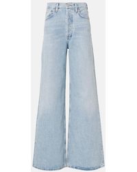 Agolde - Jeans A Gamba Larga Dame Jean A Vita Alta - Lyst