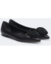 Roger Vivier - I Love Vivier Leather Ballet Flats - Lyst