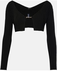 Jacquemus - Cardigan La Maille Pralu Aus Rippstrick - Lyst