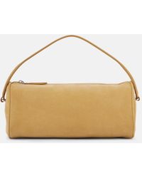 The Row - Tote Bag Round '90S Aus Veloursleder - Lyst