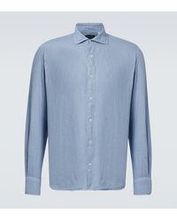 Thom Sweeney - Linen Shirt - Lyst