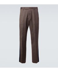 Wales Bonner - Alto Pinstripe Wool-Blend Slim Pants - Lyst