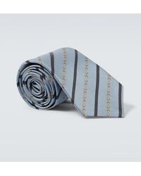 Gucci - Horsebit Silk Jacquard Tie - Lyst