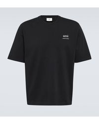 Ami Paris - Ami De Cour Cotton Jersey T-shirt - Lyst