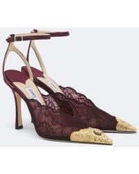 Jimmy Choo - Faiz Lace Pumps - Lyst