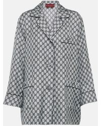 Gucci - GG Silk Twill Shirt - Lyst