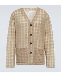 Our Legacy - The Cardigan Checked Cardigan - Lyst