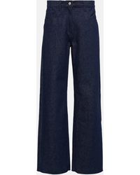 Magda Butrym - High-Rise Straight Jeans - Lyst