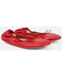 The Row - Bailarinas Round De Piel - Lyst