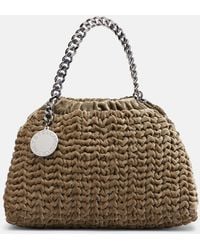 Stella McCartney - Falabella Small Velvet Tote Bag - Lyst