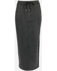 Isabel Marant - Noreen Cotton Jersey Midi Skirt - Lyst