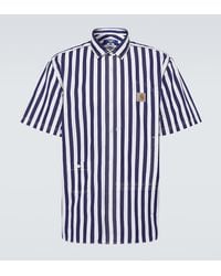 Junya Watanabe - X Carhartt Striped Cotton Bowling Shirt - Lyst