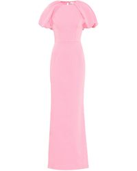 Rebecca Vallance Vestido Winslow de crepé - Rosa