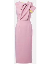 ROKSANDA - Bow-Detail Crepe Dress - Lyst