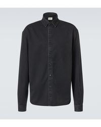 Saint Laurent - Cassandre Denim Shirt - Lyst