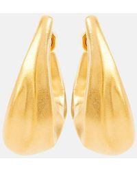Khaite - Olivia Medium Gold-plated Hoop Earrings - Lyst