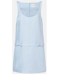 Posse - Harper Linen Minidress - Lyst