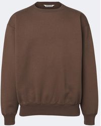 AURALEE - Cotton Sweatshirt - Lyst
