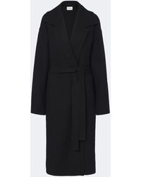 The Row - Ciara Wool And Cashmere-Blend Wrap Coat - Lyst