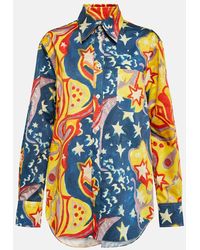 Marni - X No Vacancy Inn Printed Cotton Shirt - Lyst