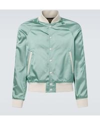 Tom Ford - Satin Bomber Jacket - Lyst