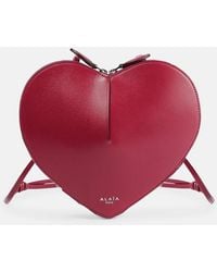 Alaïa - Schultertasche Le Cour Small Aus Leder - Lyst