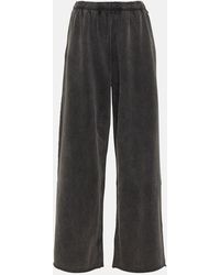 Acne Studios - Felin Cotton Wide-Leg Pants - Lyst