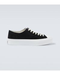 Givenchy - City Suede And Canvas Sneakers - Lyst