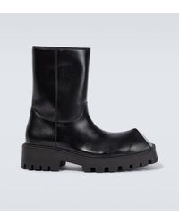 Balenciaga - Rhino Leather Chelsea Boots - Lyst