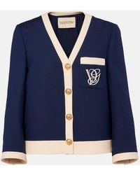 Valentino - Embroidered Wool And Silk Jacket - Lyst