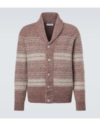 Brunello Cucinelli - Alpaca, Cashmere, And Wool-Blend Cardigan - Lyst
