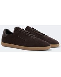 ZEGNA - 232 Suede Sneakers - Lyst