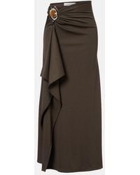 Christopher Esber - Occhio Embellished Jersey Maxi Skirt - Lyst
