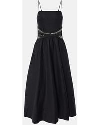 Jonathan Simkhai - Malena Linen-Blend Midi Dress - Lyst