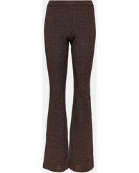 Givenchy - 4g Jacquard Flared Pants - Lyst