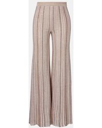 Missoni - Sequined Striped Lame Wide-Leg Pants - Lyst