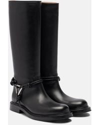 Bottega Veneta - Leather Knee-High Boots - Lyst