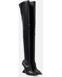 The Attico - Cheope Leather Over-the-knee Boots - Lyst