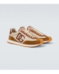 Dolce & Gabbana - Baskets Dg Cushion A Empiecements En Daim - Lyst