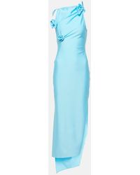 Coperni - Floral-applique Cutout Maxi Dress - Lyst