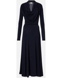 TOVE - Eadan Draped Jersey Midi Dress - Lyst