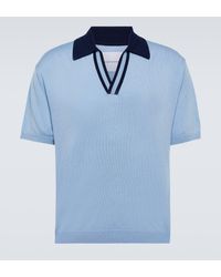 King & Tuckfield - Wool Polo Shirt - Lyst