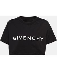 Givenchy - Cropped-Top aus Baumwolle - Lyst